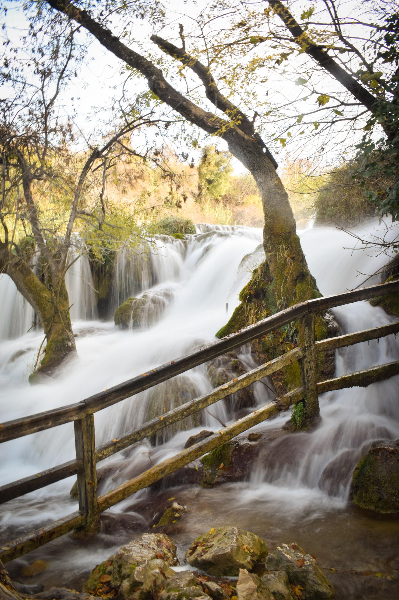 Waterfall photography - vodeni veo (water veil) natural landscape and flowing water